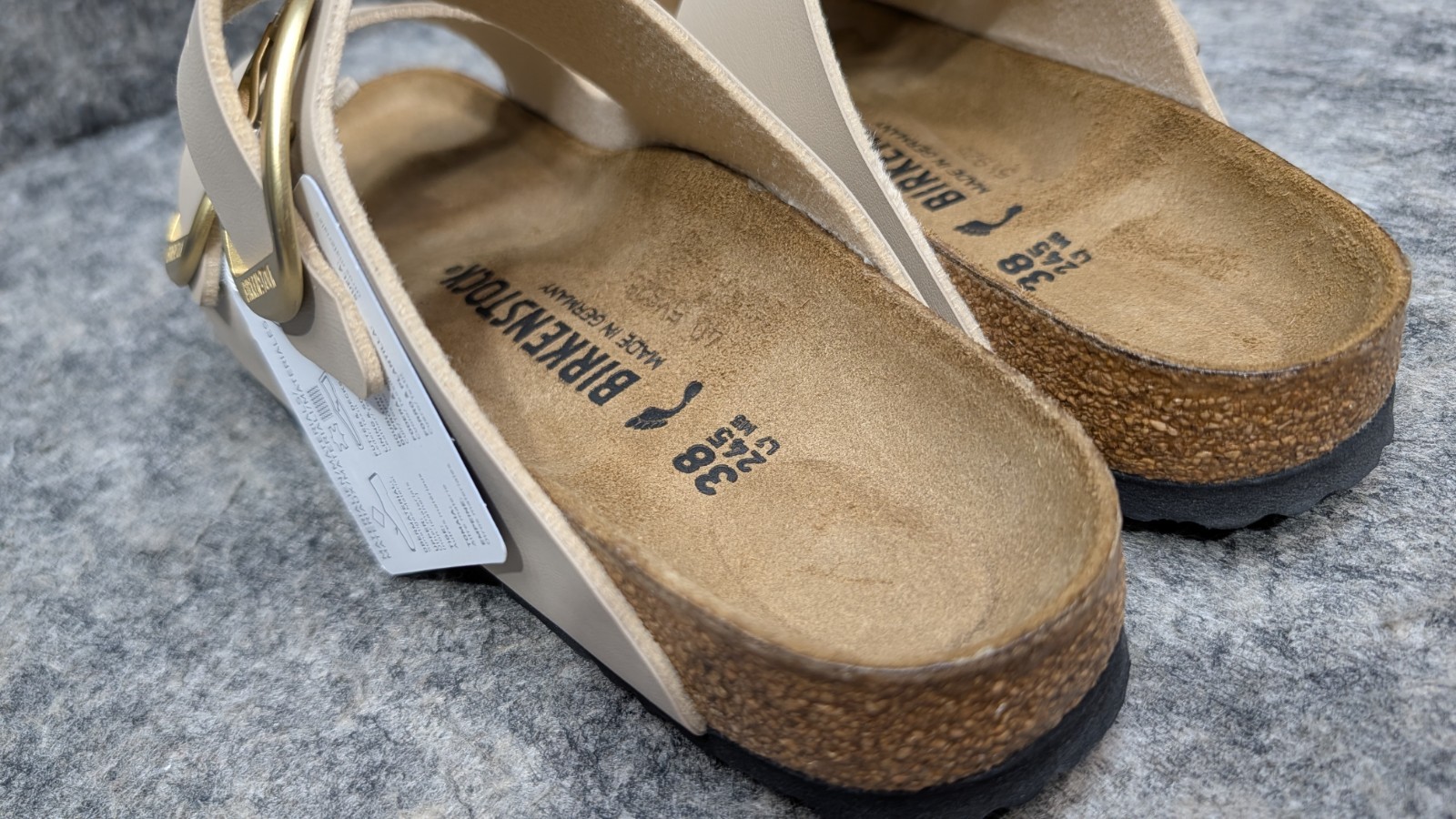 Birkenstock Arizona Big Buckle Nubuck Leather Sandals 7 US / 38 EU – Sandcastle