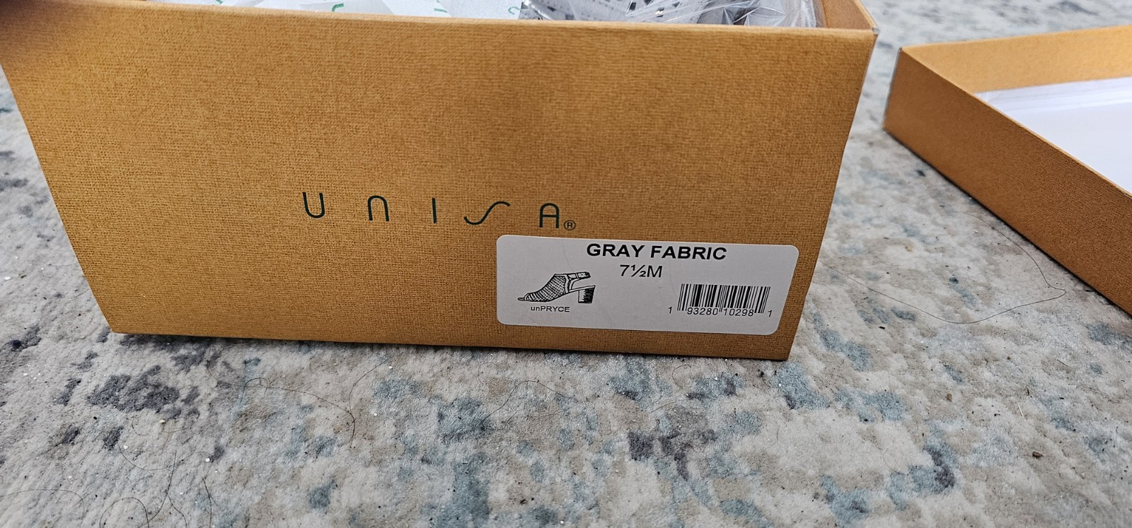 Unisa Gray Fabric Shoes in Original Box