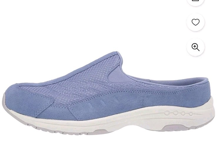 Easy Spirit Women’s Traveltime 304 Mule Medium Blue 420 Size 5 Walking Support