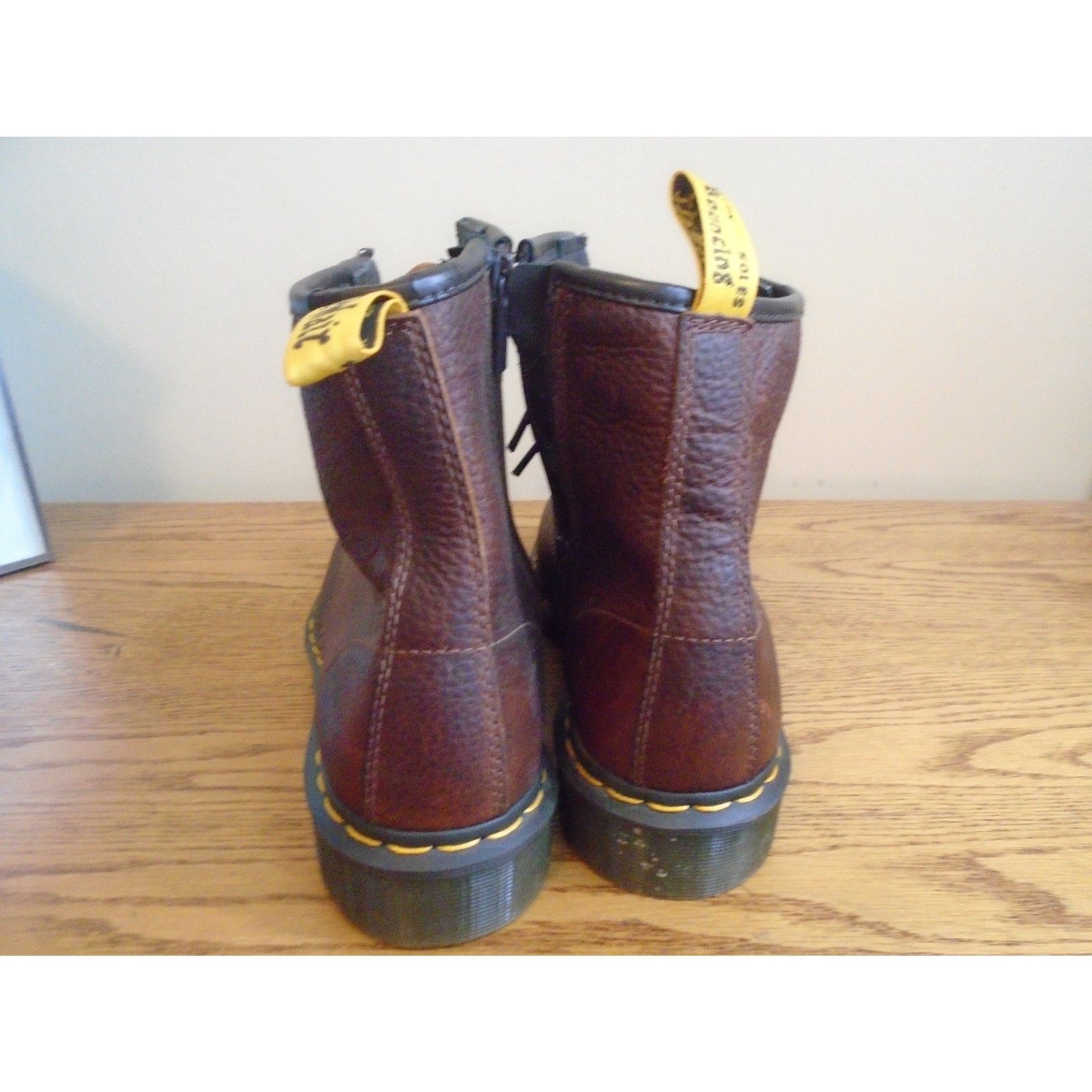 Dr. Martens Industrial Steel Toe Work Boots – Brown – ladies size 10 Mens size 9