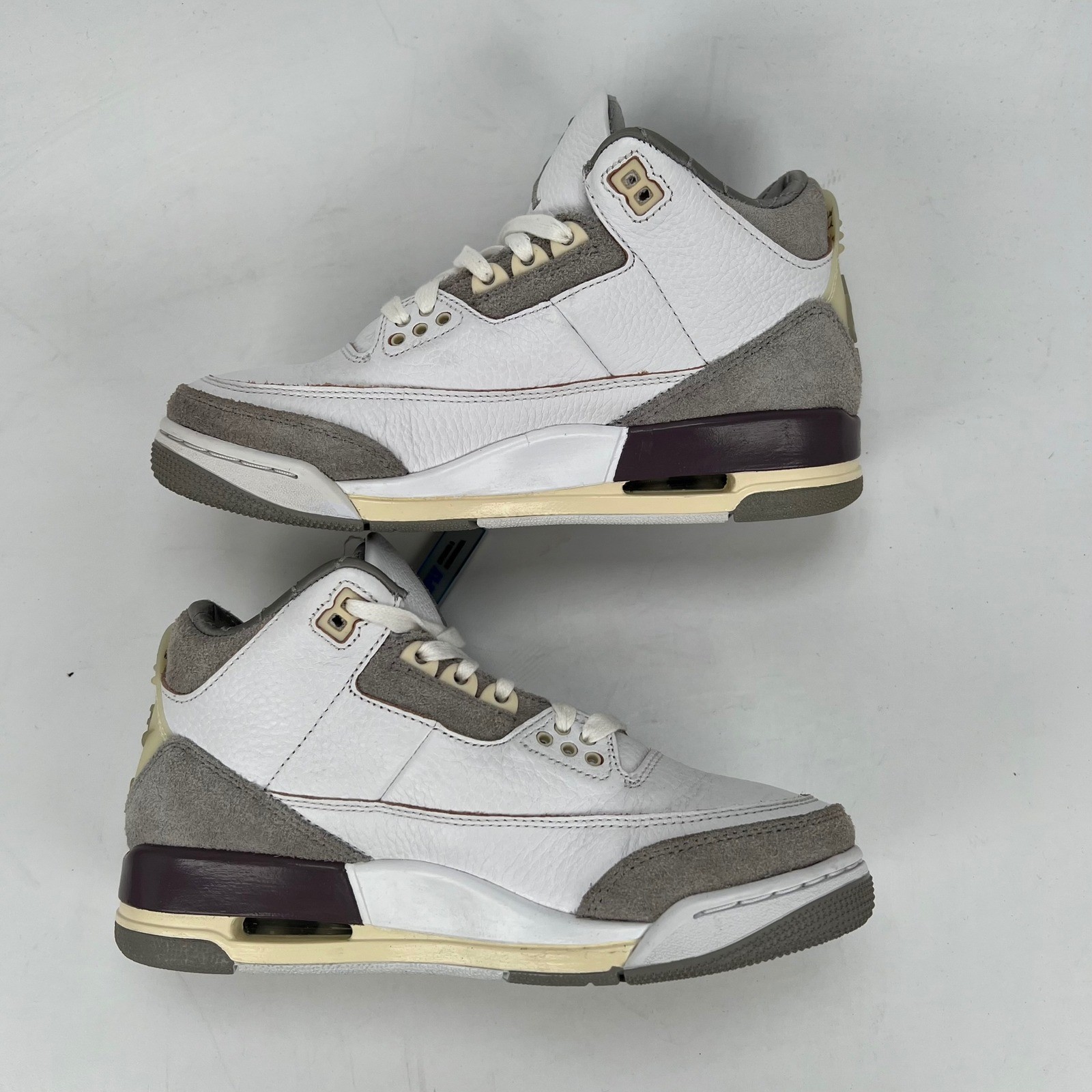 Jordan 3 Retro SP A Ma Maniere White Medium Grey DH3434-110 Womens 6 Kids 4.5Y