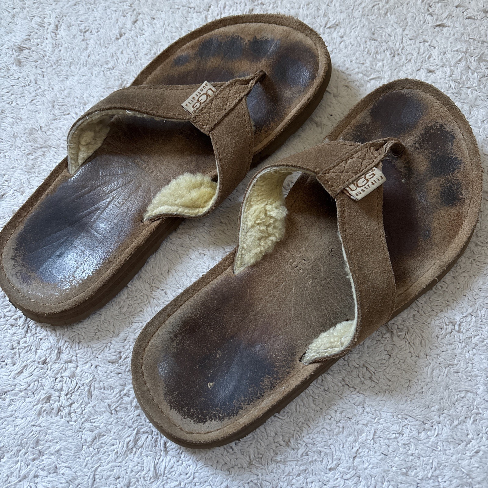 UGG Australia Authentic Flip Flop Women Size Europe 36 USA 6