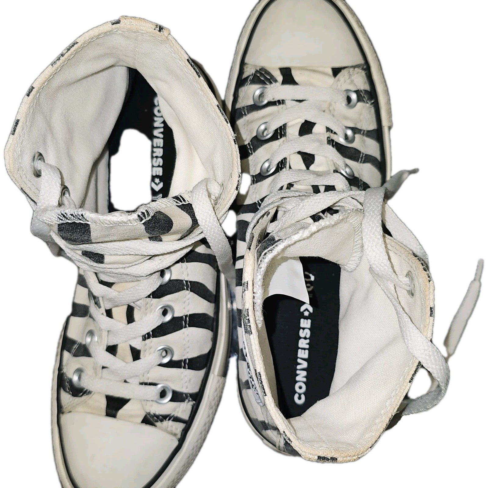 Converse Zebra Print Chuck Taylor All Stars Men 6 Women 8