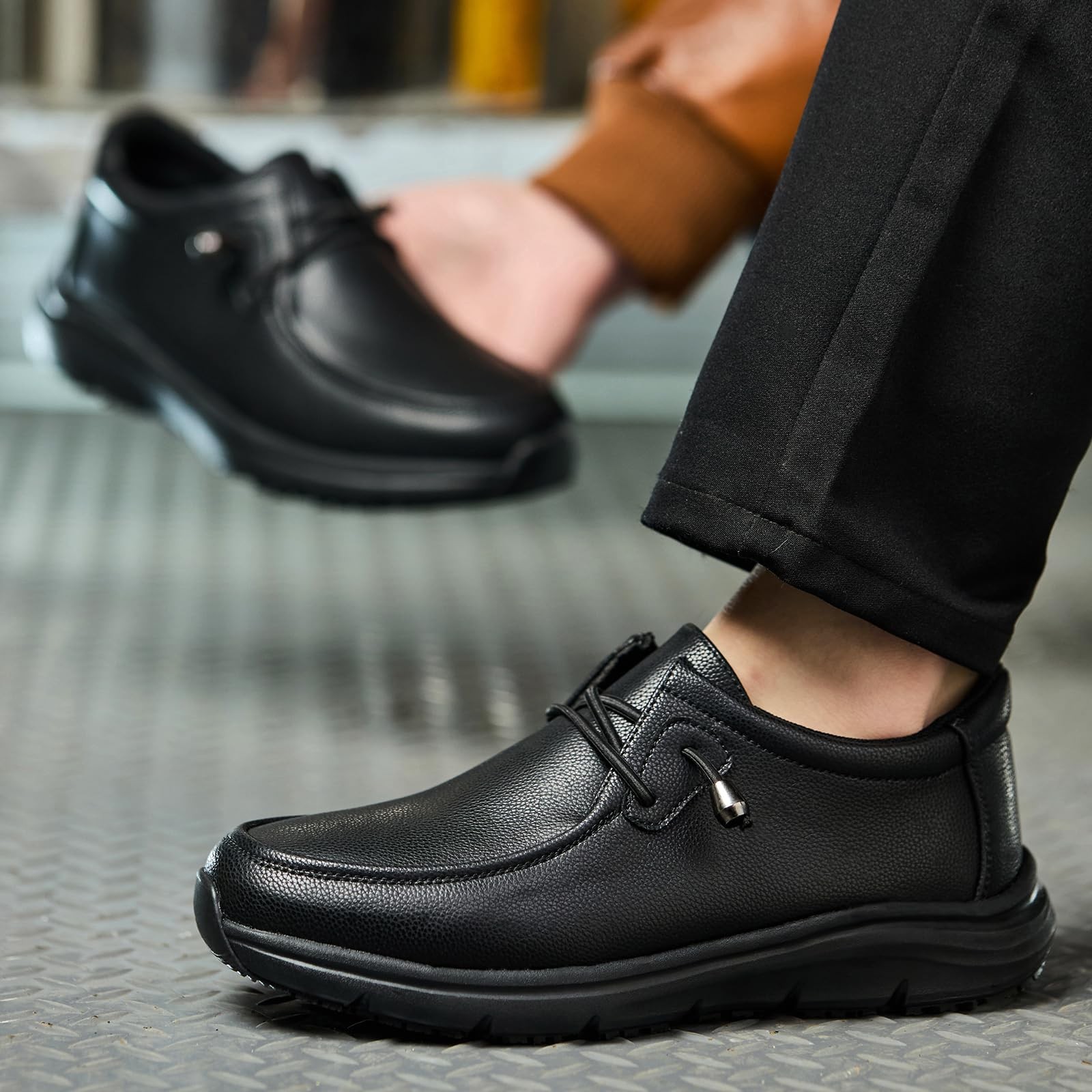 Non Slip Work Shoes for Men Women Waterproof Slip Resistant Shoes Kitchen Che…