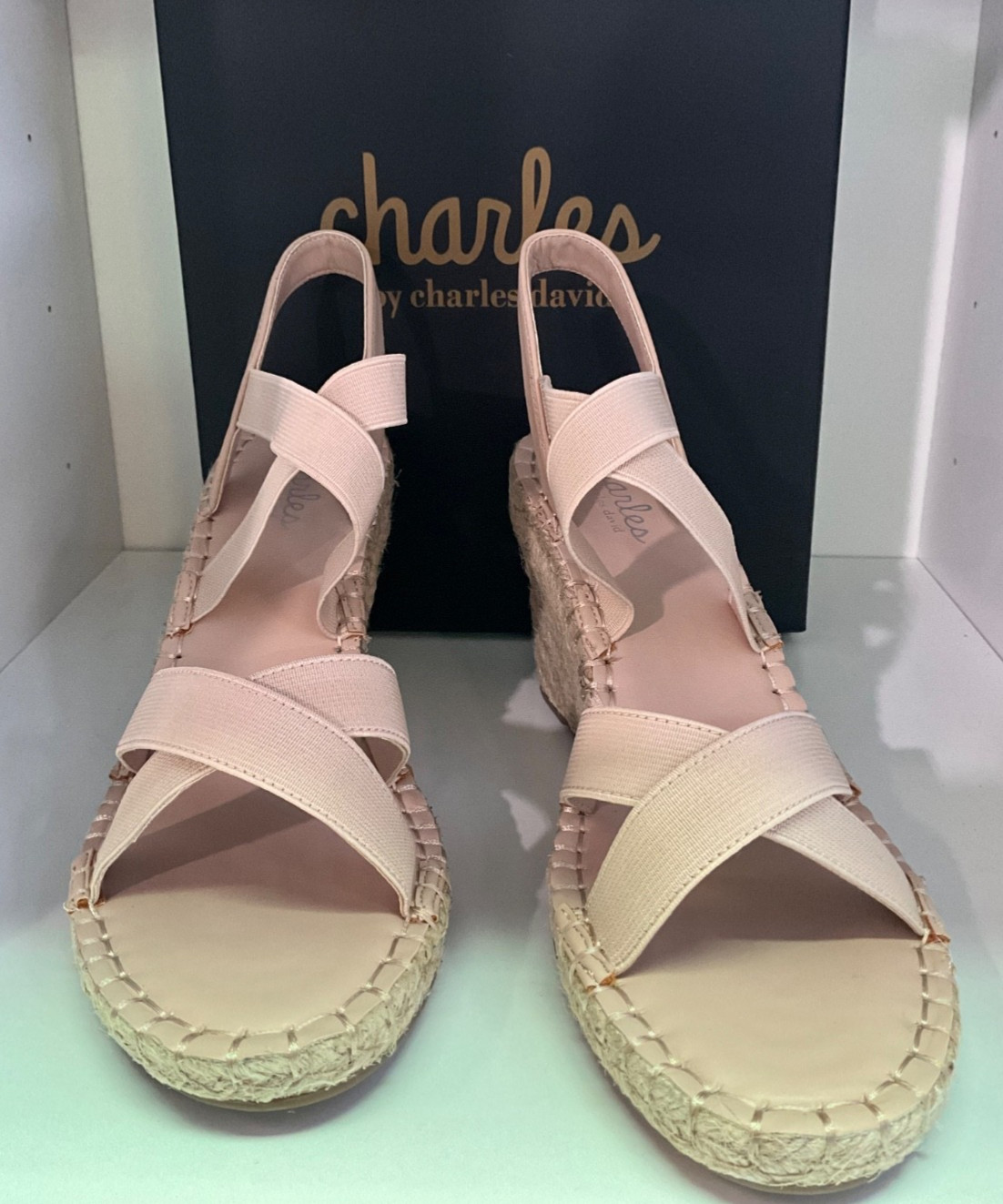 Charles by Charles David Beige Elastic Nick 9.5