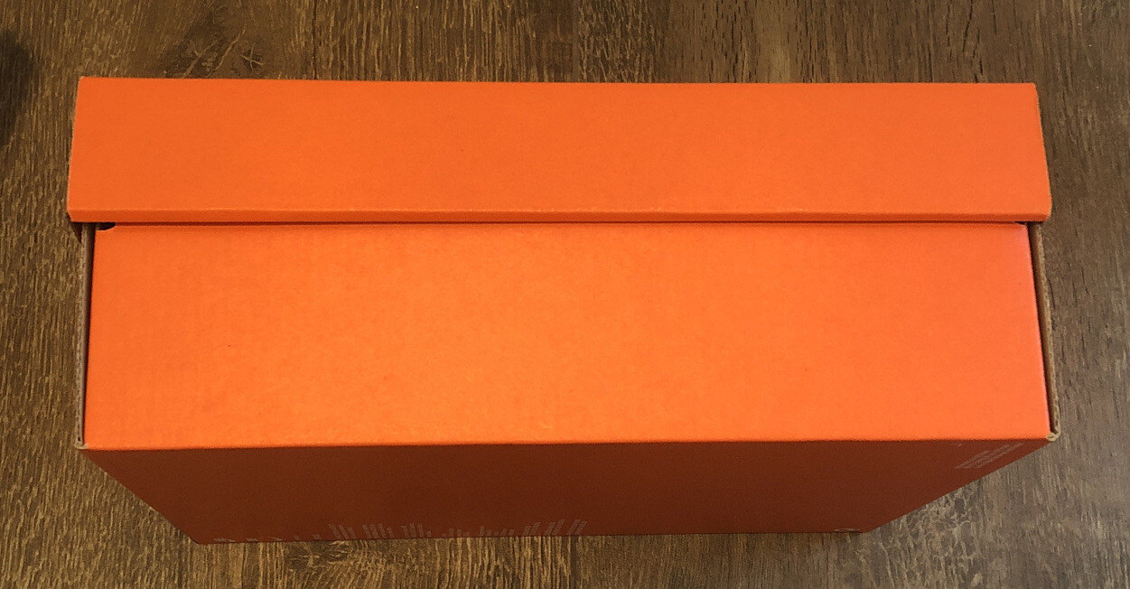 Nike Flex Runner (GS) Empty Orange Shoe Box Size 4.5 Box Only