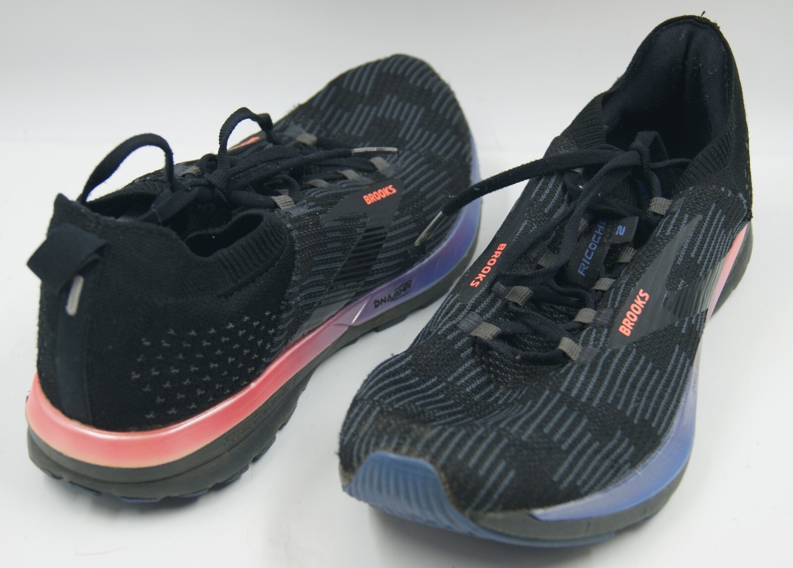Brooks Ricochet 2 Women’s Sneakers Size 10.5 Black Athletic Shoes