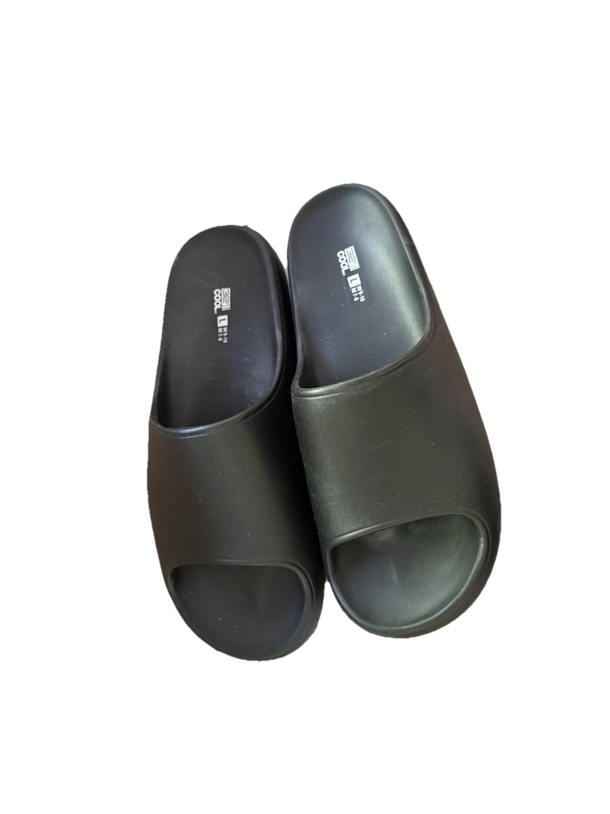 32 DEGREES COOL Cushion Slides Unisex (W)Women’s 9/10 or (M) Men’s 7/8 Black NIB