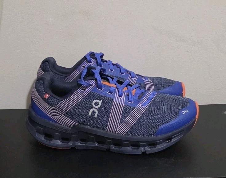 On Running Cloudgo Womens Size 8 Blue Orange Running Shoes Sneakers 55.98233