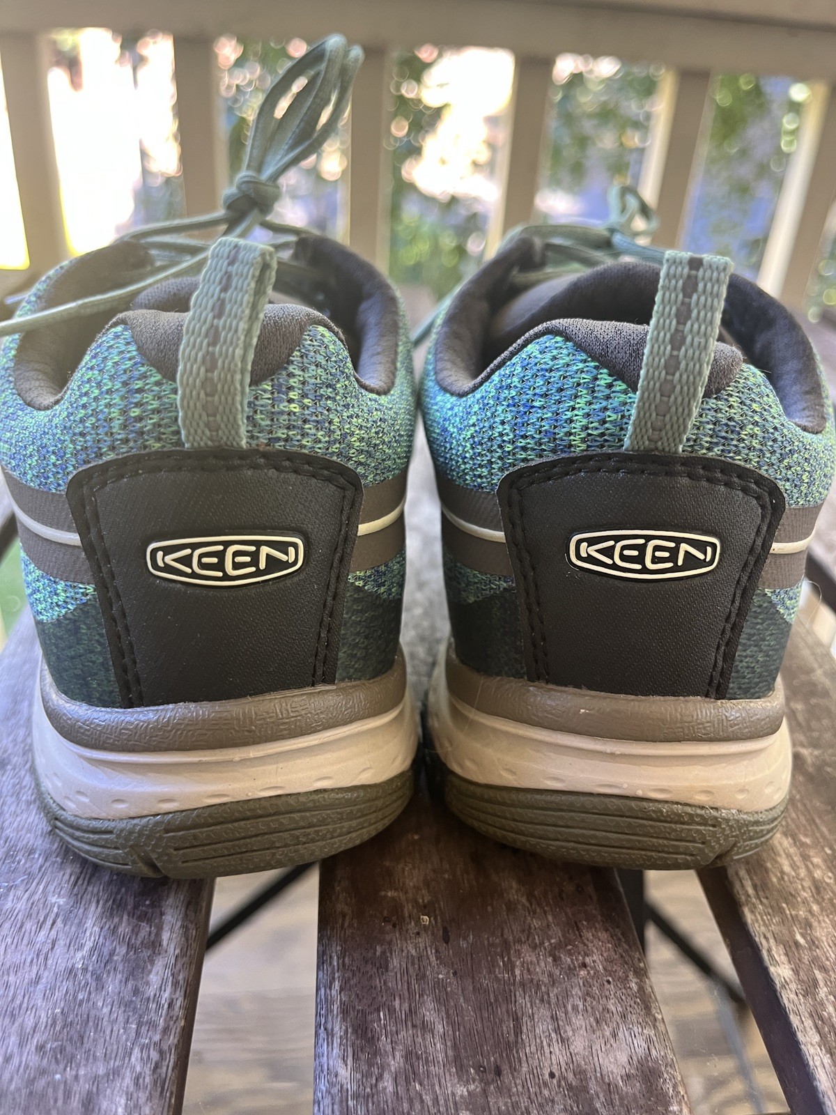 Keen Terradora II Waterproof Green Mesh Low Top Waterproof Hiking Size 7.5 Wmn’s