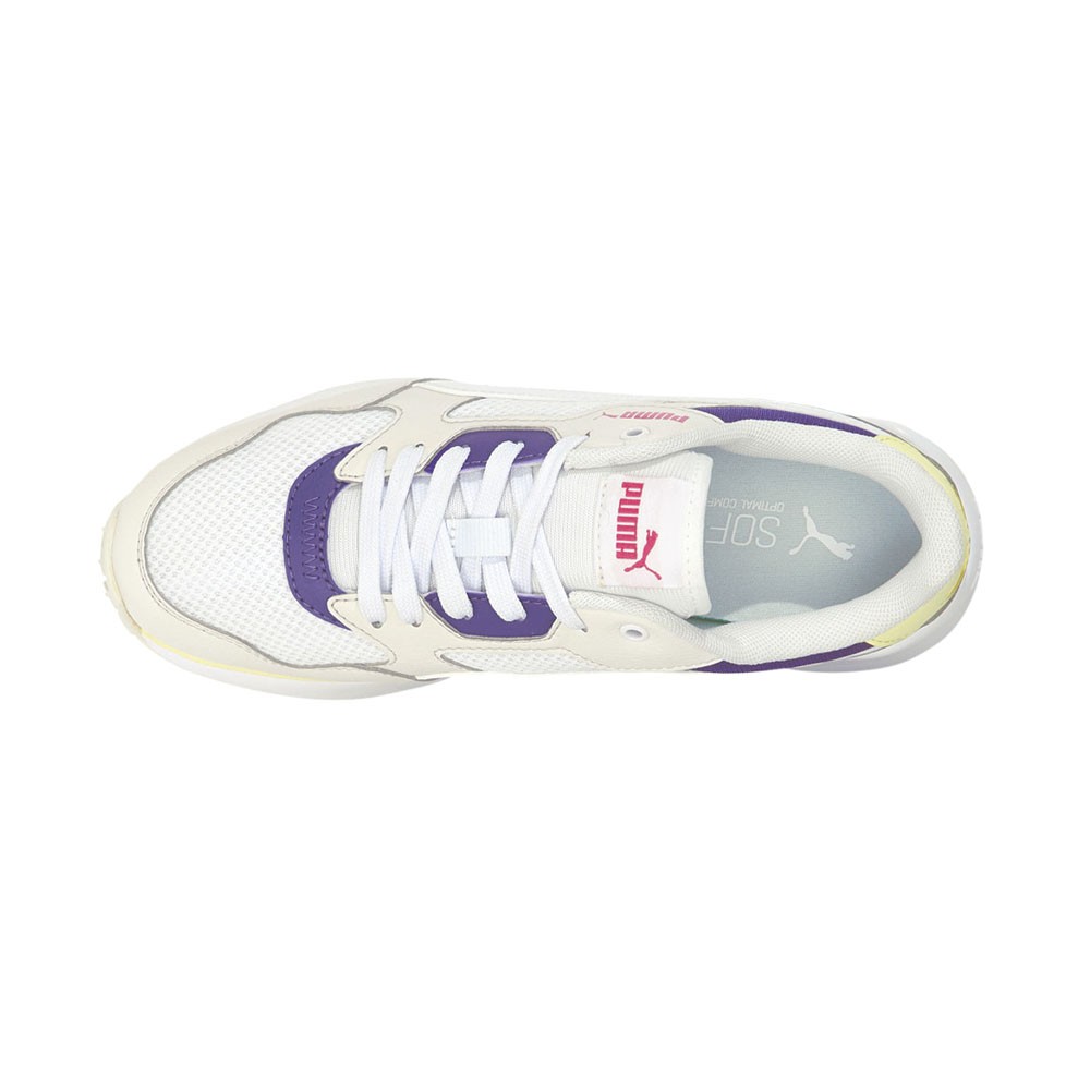 PUMA R78 Futr Lace Up Womens Off White Sneakers Casual Shoes 375691-06
