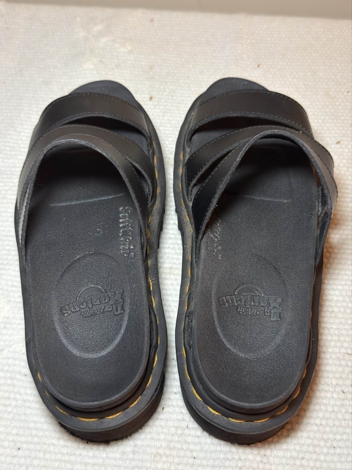 Dr. Martens Blaire Platform Sandals Women’s Shoes 7 US 5 UK Black Leather