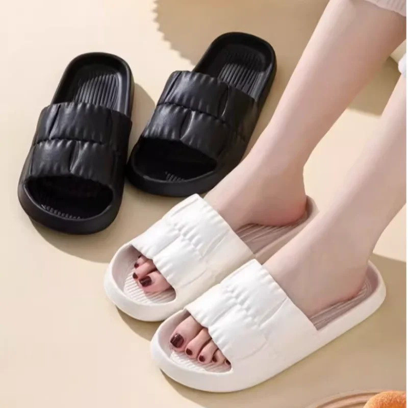 Women’s EVA Beach Slippers Indoor Lightweight Non-slip Shower Shoes Soft and Com