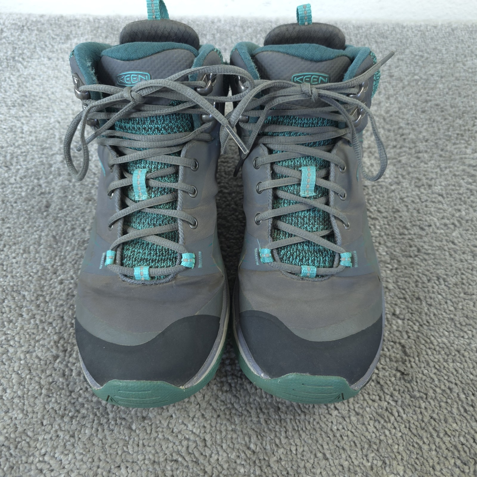 Keen TERRADORA Womens Size 7 Mid Hiking Boots Waterproof Trail Shoes Gray
