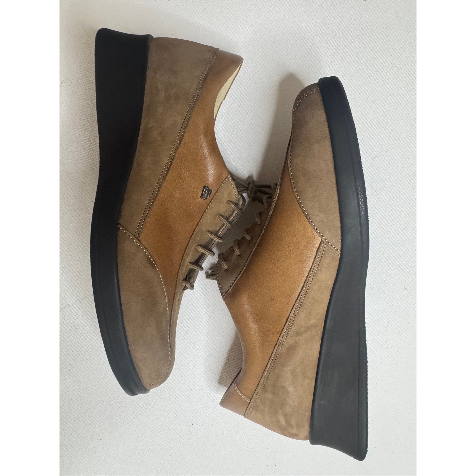 Finn Comfort 6059 Womens Leather Lace Up Oxford Tan Made in Germany UK 4 US 6.5