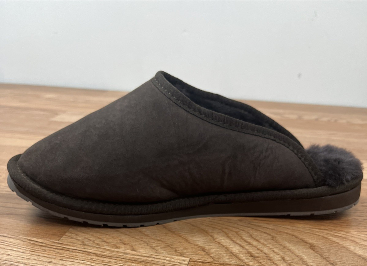 EMU Australia Platinum Esperence Sheepskin Slide Slippers Chocolate M10/W11 NEW