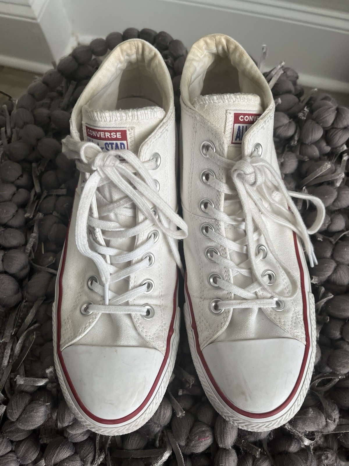 Converse All Star Chuck Taylor Madison Mid Triple White Lace 563511F Sneakers 10