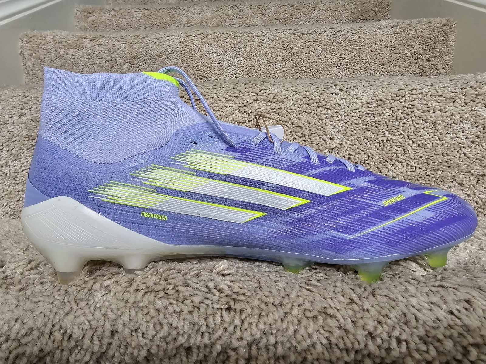 Adidas F50 Sparkfusion Elite Mid FG AG Blaze Pack Soccer Cleats JH7648 Sz 10.5