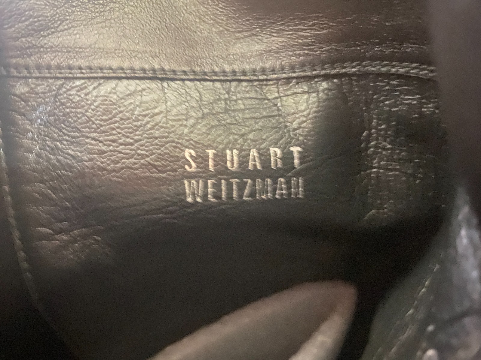 Stuart Weitzman 5050 Black Nappa Leather Over The Knee Boots 8.5 M NWOB Riding