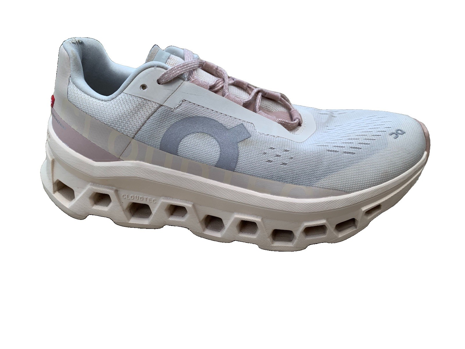 Size 8 – On Cloudmonster Moon Fawn Womens Athletic Running Shoes Sneakers