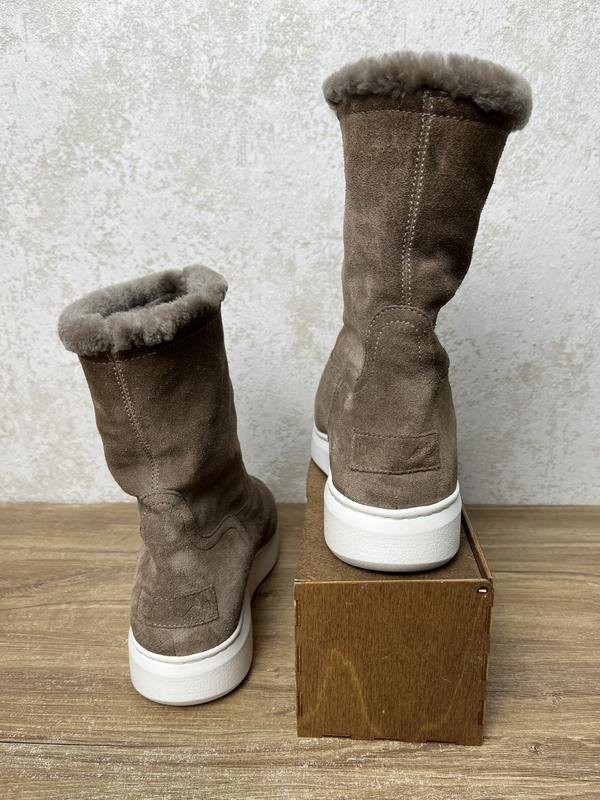 women unisa boots brown suede 37