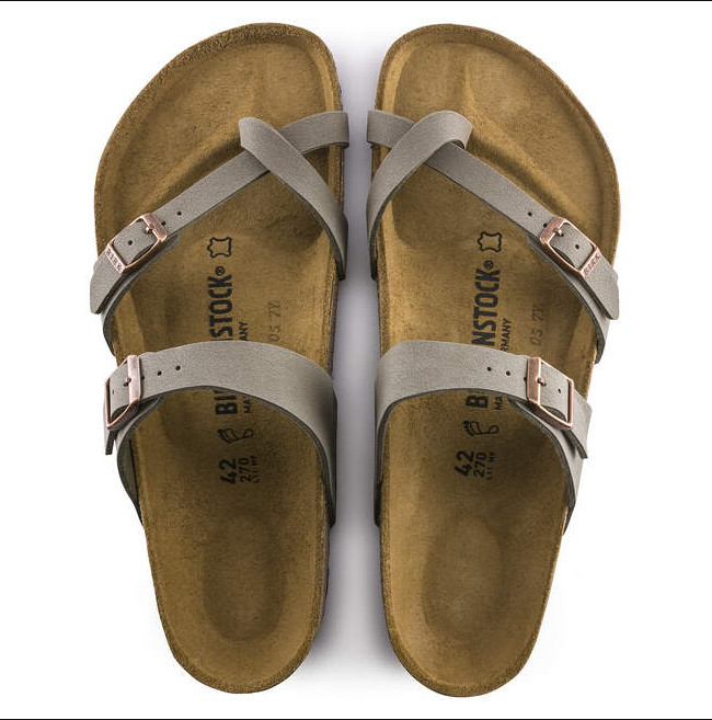 Women’s Birkenstock Mayari Birko-Flor Nubuck Sandals, Full Box, Authentic