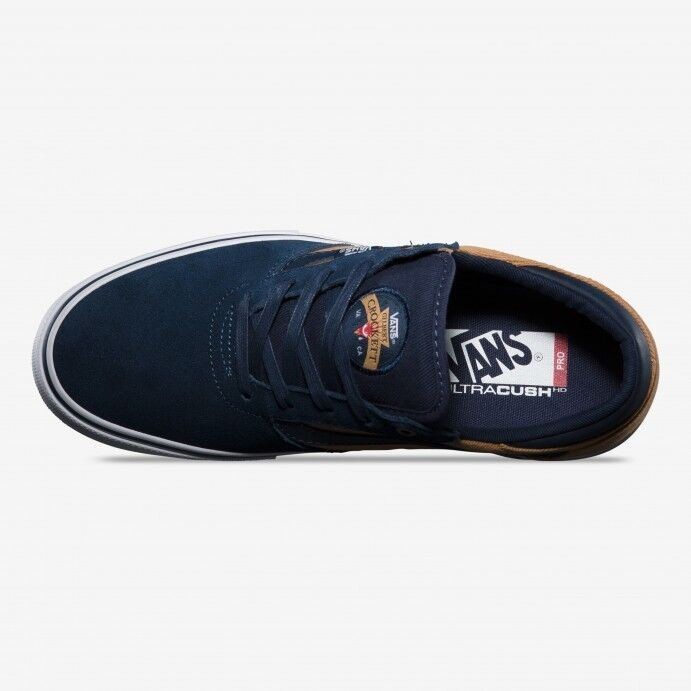 Vans Gilbert Crockett Pro Navy Tan Sneakers MEN’S 6.5 WOMEN’S 8
