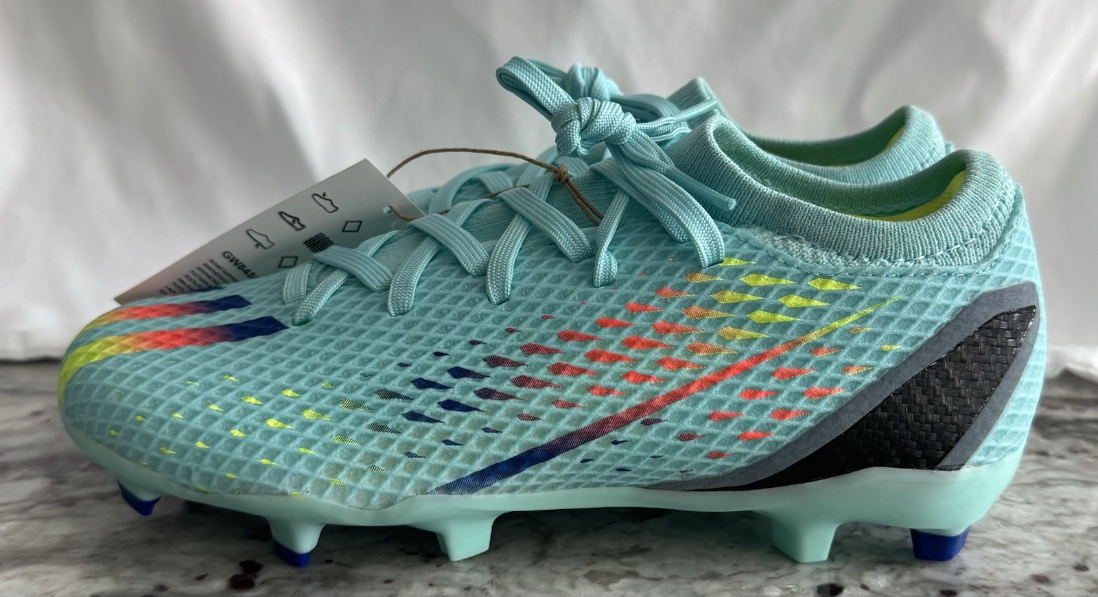 adidas X Speedportal.3 FG Soccer Cleats Aqua US Size 4.5 Men’s / 5.5 Women’s
