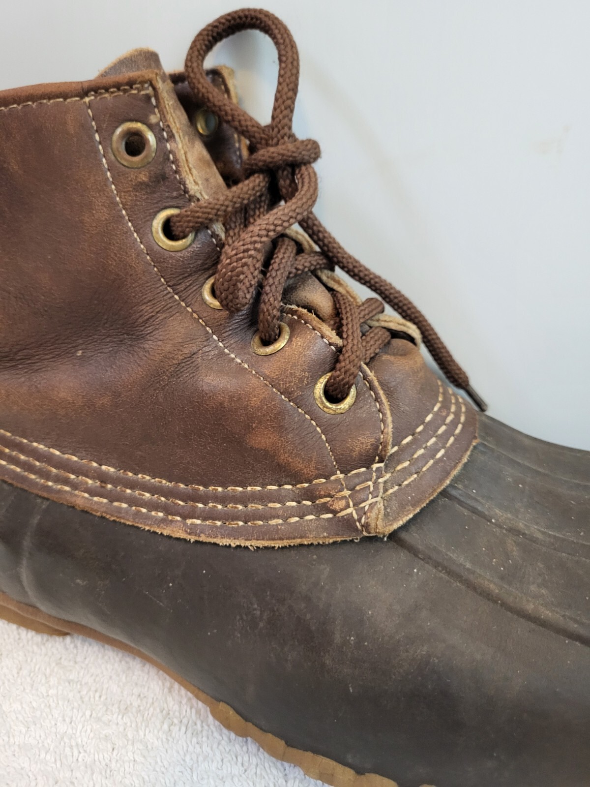 Vintage LL Bean Boots Womens 8 Maine Waterproof Hunting Shoe Duck Boot