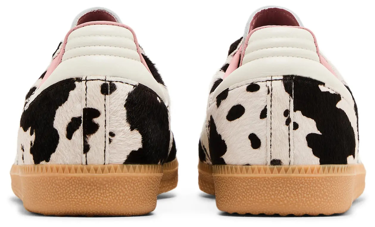 Size 9.5W adidas Samba OG Cow Print Women’s JR1256