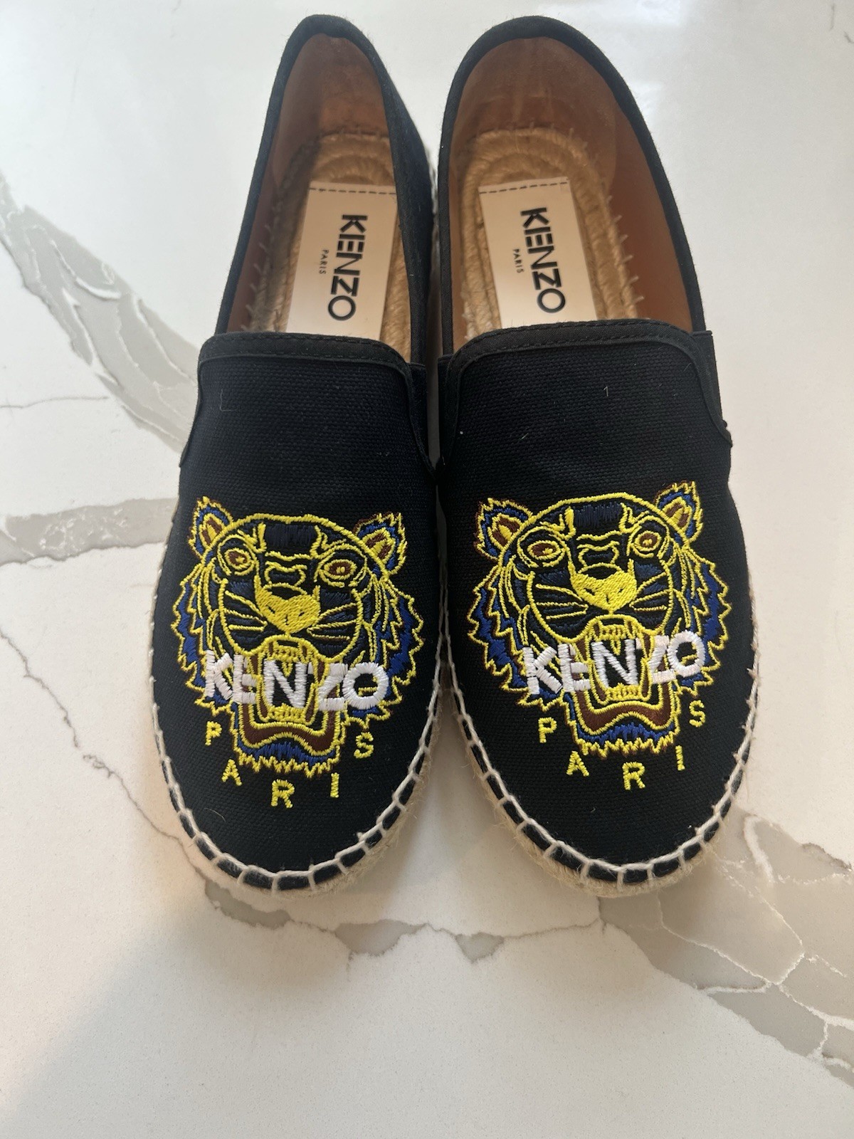 New KENZO Canvas Espadrilles – Classic Tiger – Size 36 – New with Box