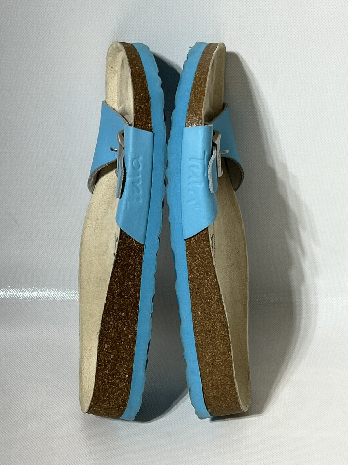Tula Birkenstock Women 6.5 EUR 37.5 Turquoise Sandal Slides Summer Spring Vibe