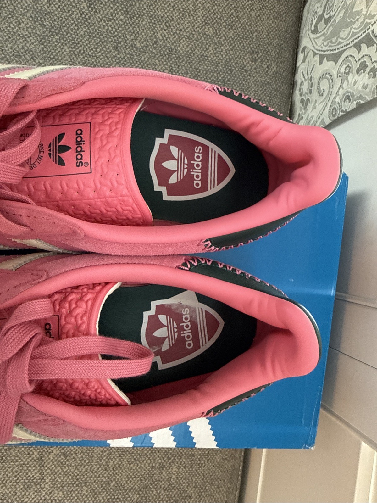 Women’s Size 9 Adidas Gazelle JI2014 Pink Sneaker Shoes