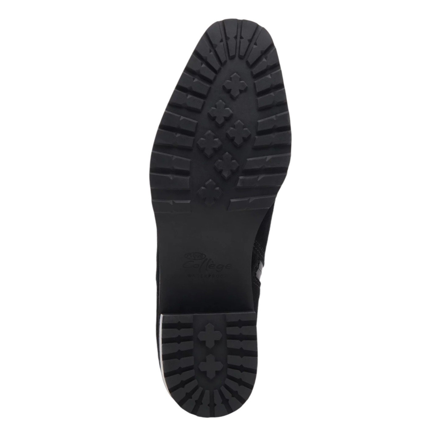 Aqua College Women’s Waterproof Suede Sanction Zip Booties Black Size 6 1/2