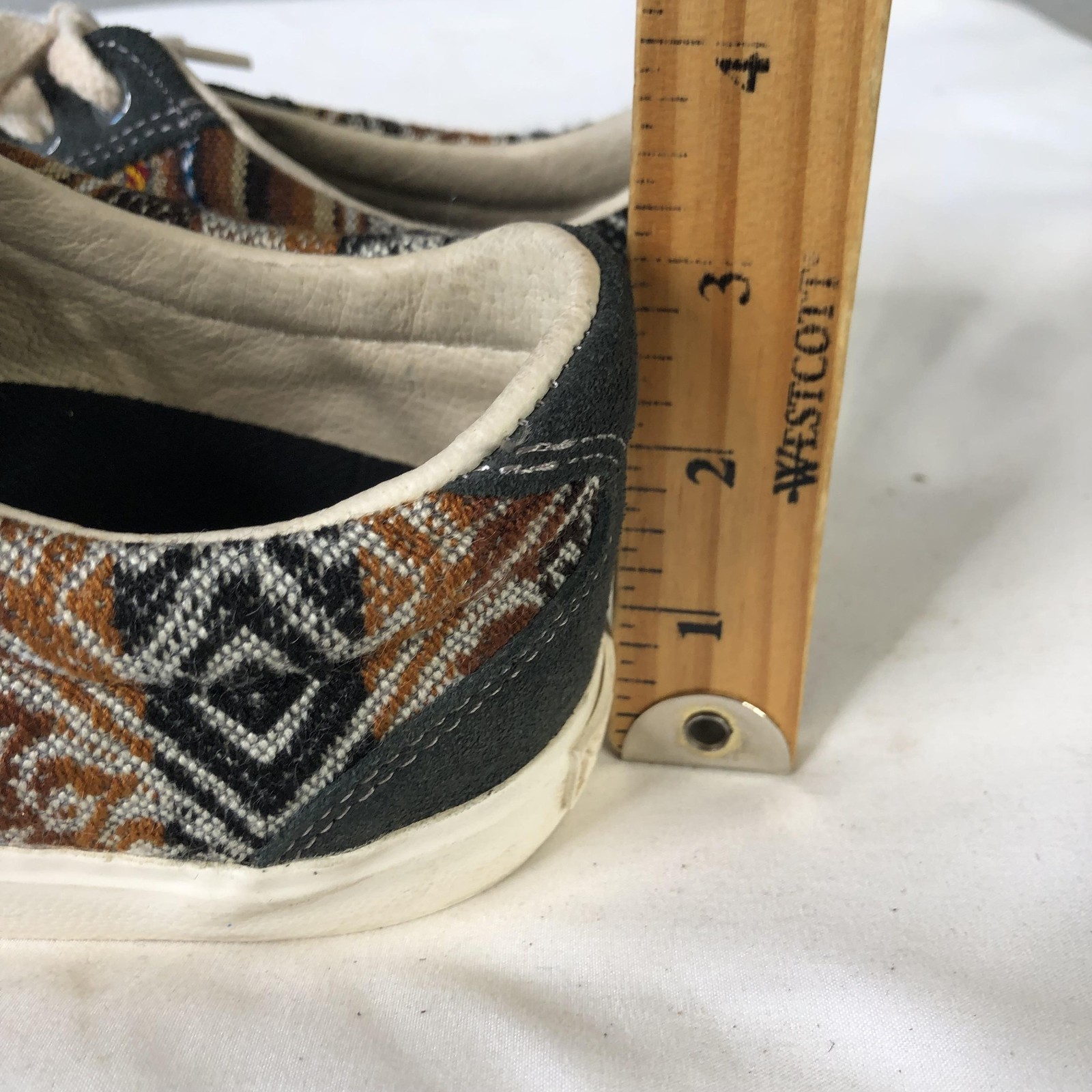 Inkkas Shoes Womens Size 10 Multicolor Canvas Geometric Low Top Sneaker