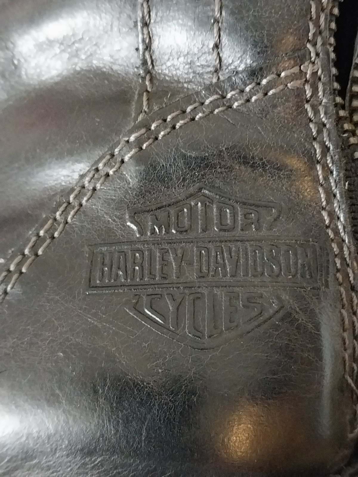 Harley-Davidson Women’s Size 7.5 Monique 19.5-Inch Tall Black Boots D83666