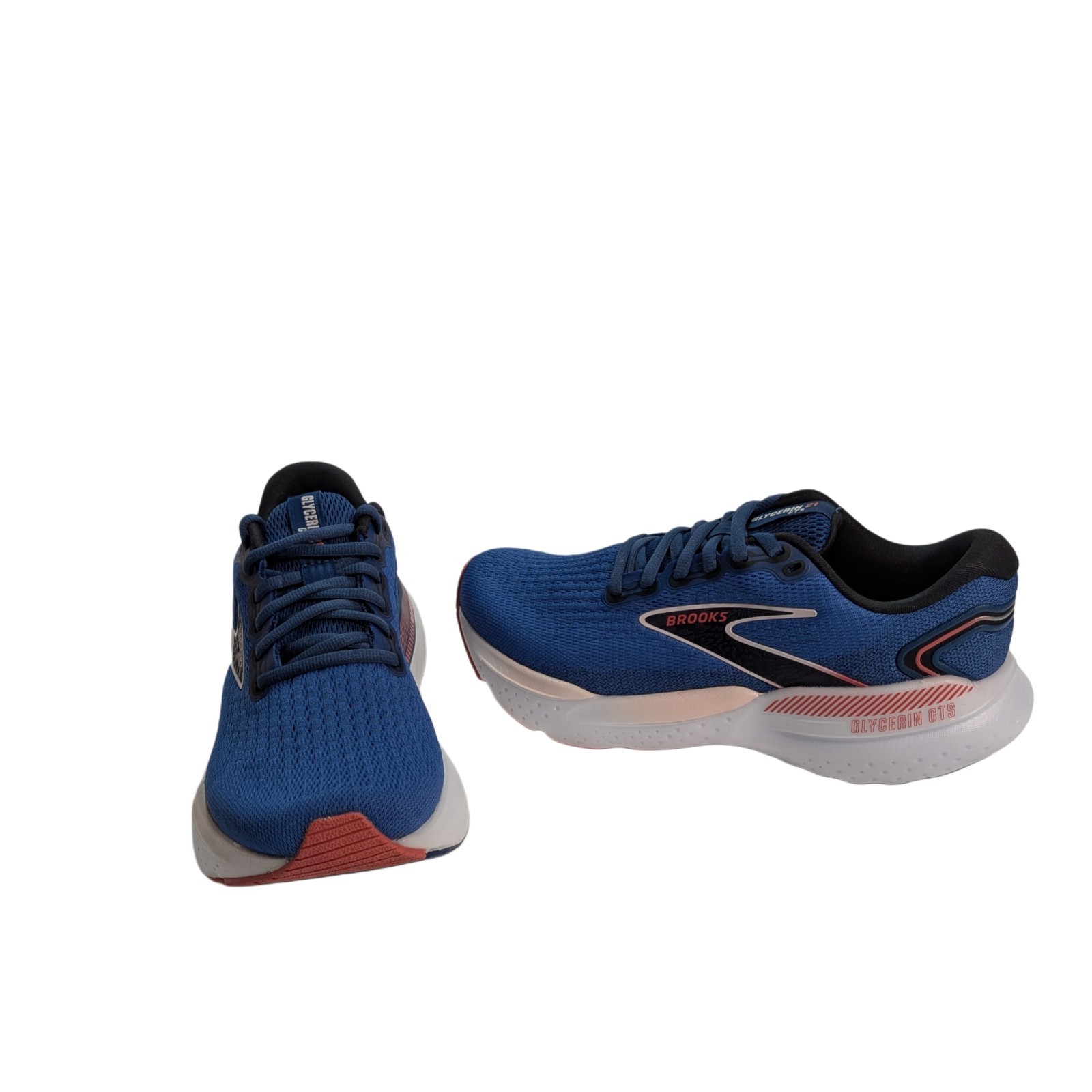 Brooks Glycerin GTS 21 Women 8 B Blue Pink Support Running Shoes