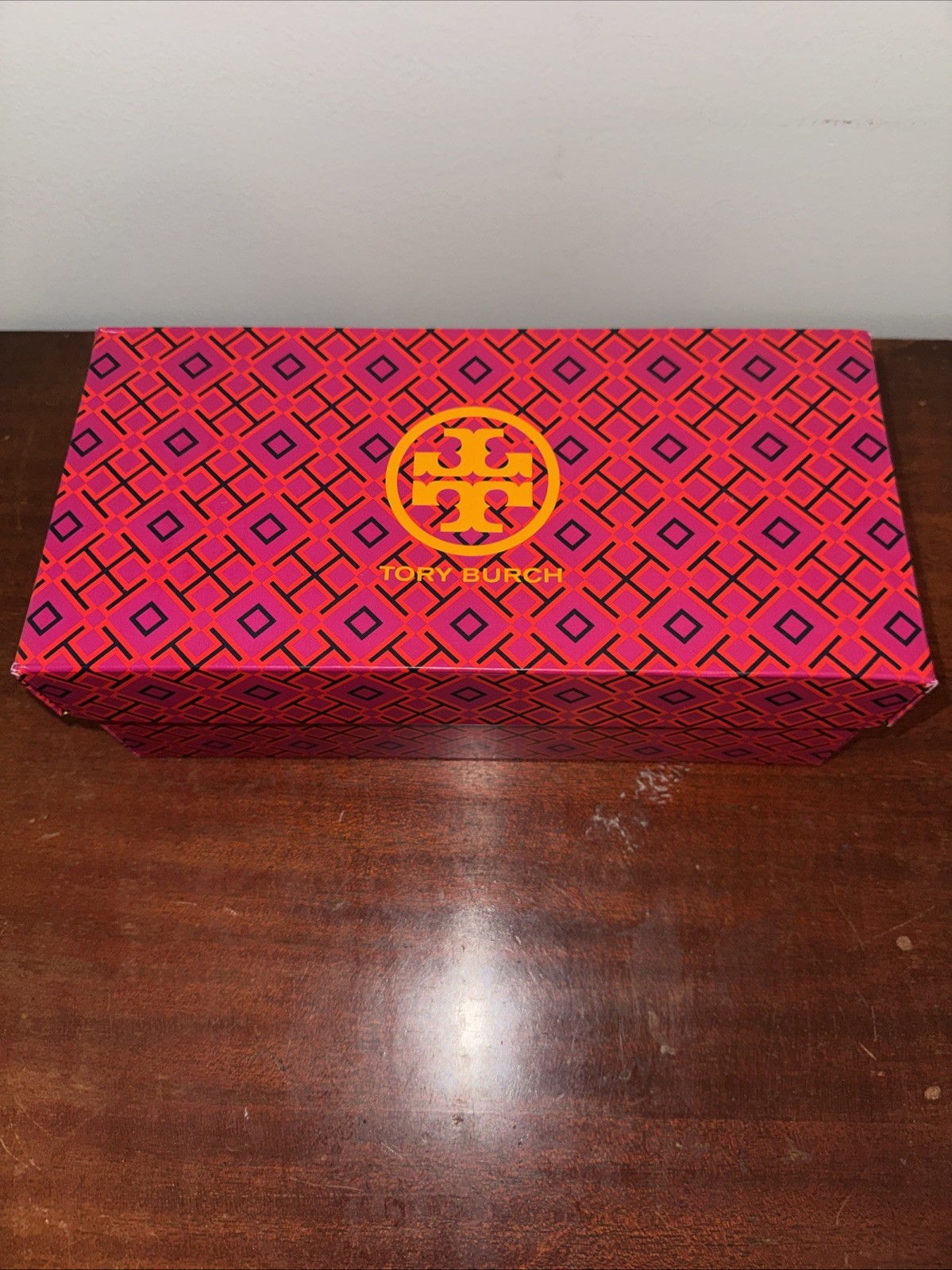 Tory Burch Empty Shoe Box Gift & Storage with Signature Logo 12x6x4