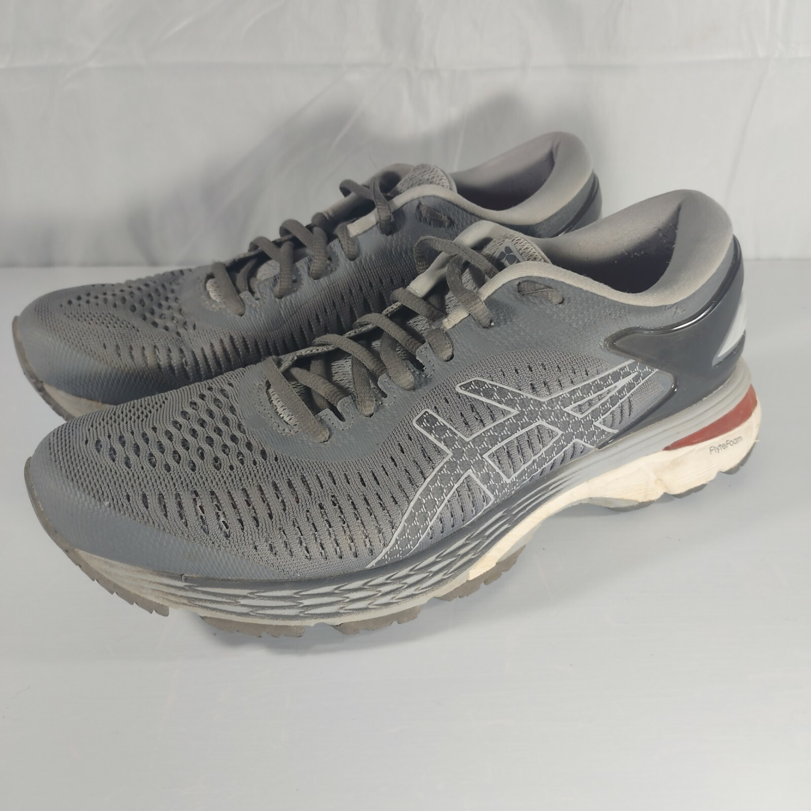 ASICS Womens 9 US Gray Gel-Kayano 25 Running Shoes 1012A026 Sneakers