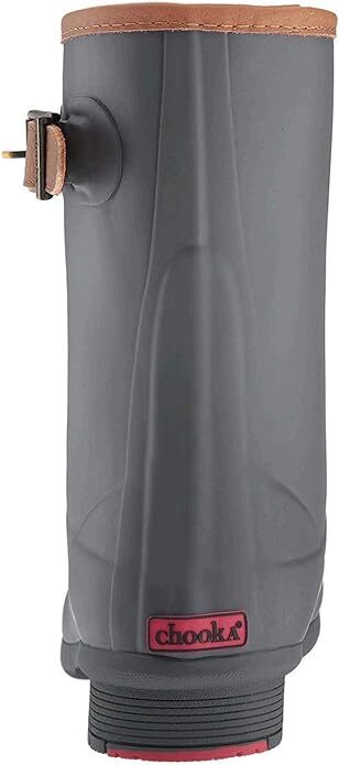 CHOOKA WOMEN’S CITY SOLID MID HEIGHT RAIN BOOTS sz 6 – 11 BLACK, CHARCOAL 111037