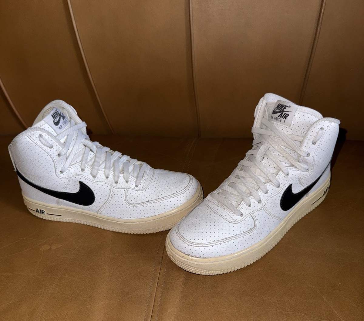 Rare Nike Air Force 1 High “Dream Team” Black White 653998-102 5.5Y / Women 7 W7