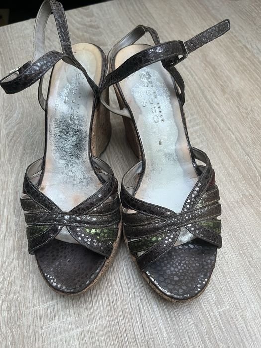 Women Basconi heels multicolor leather 36