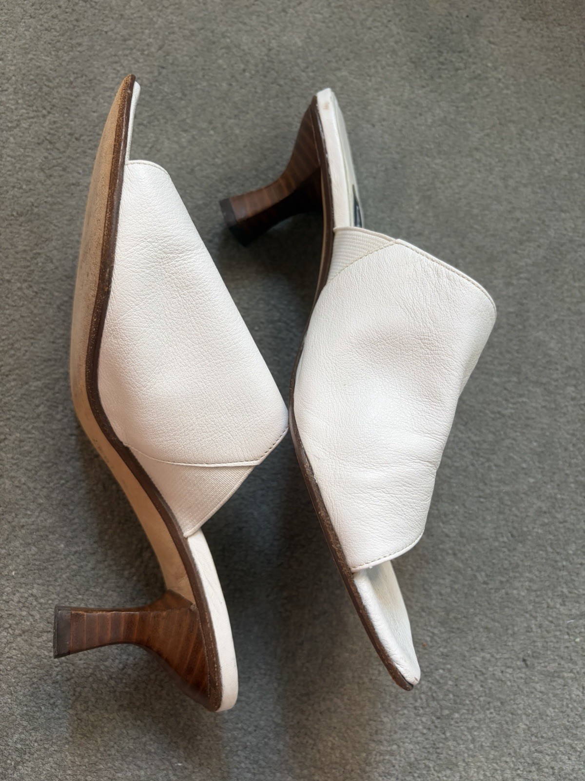 White Van Eli Party ShoesComfortable Hill Genuine Learher Size 7W Excell Cond