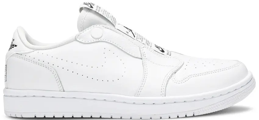 Womens’ Air Jordan 1 Retro Low Slip on Shoes – White/Black