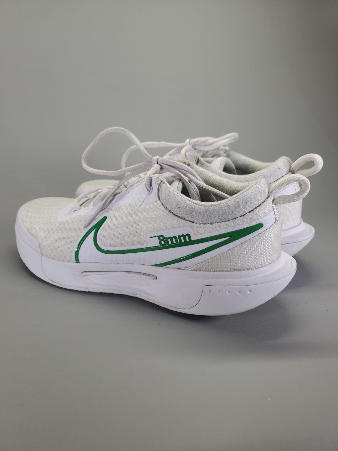 Nike Court Air Zoom Pro 8mm Womens 9.5 Off White Green Tennis Shoes DV3285-103