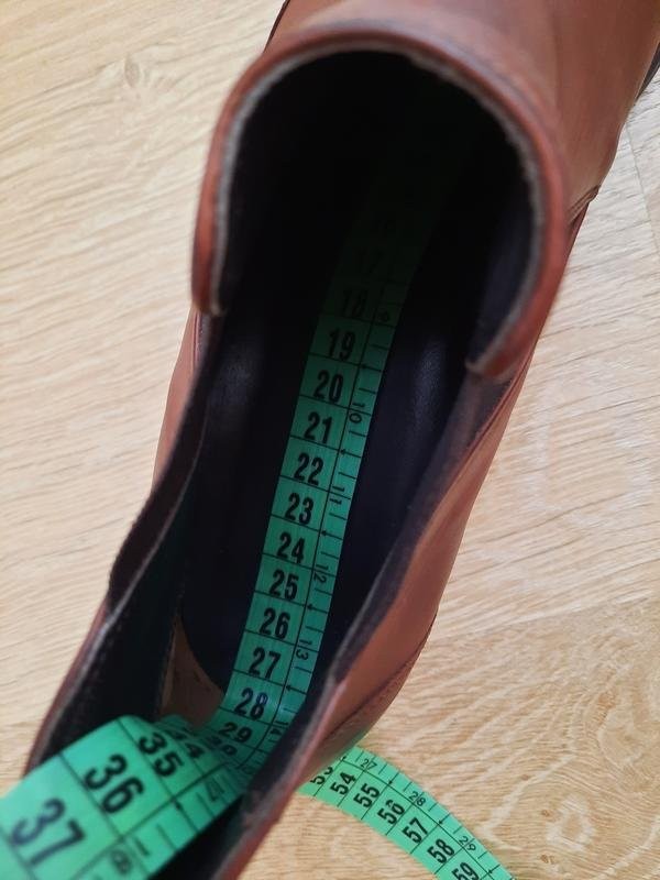 Women Paul Green Boots Brown Leather 40 #C3LQ