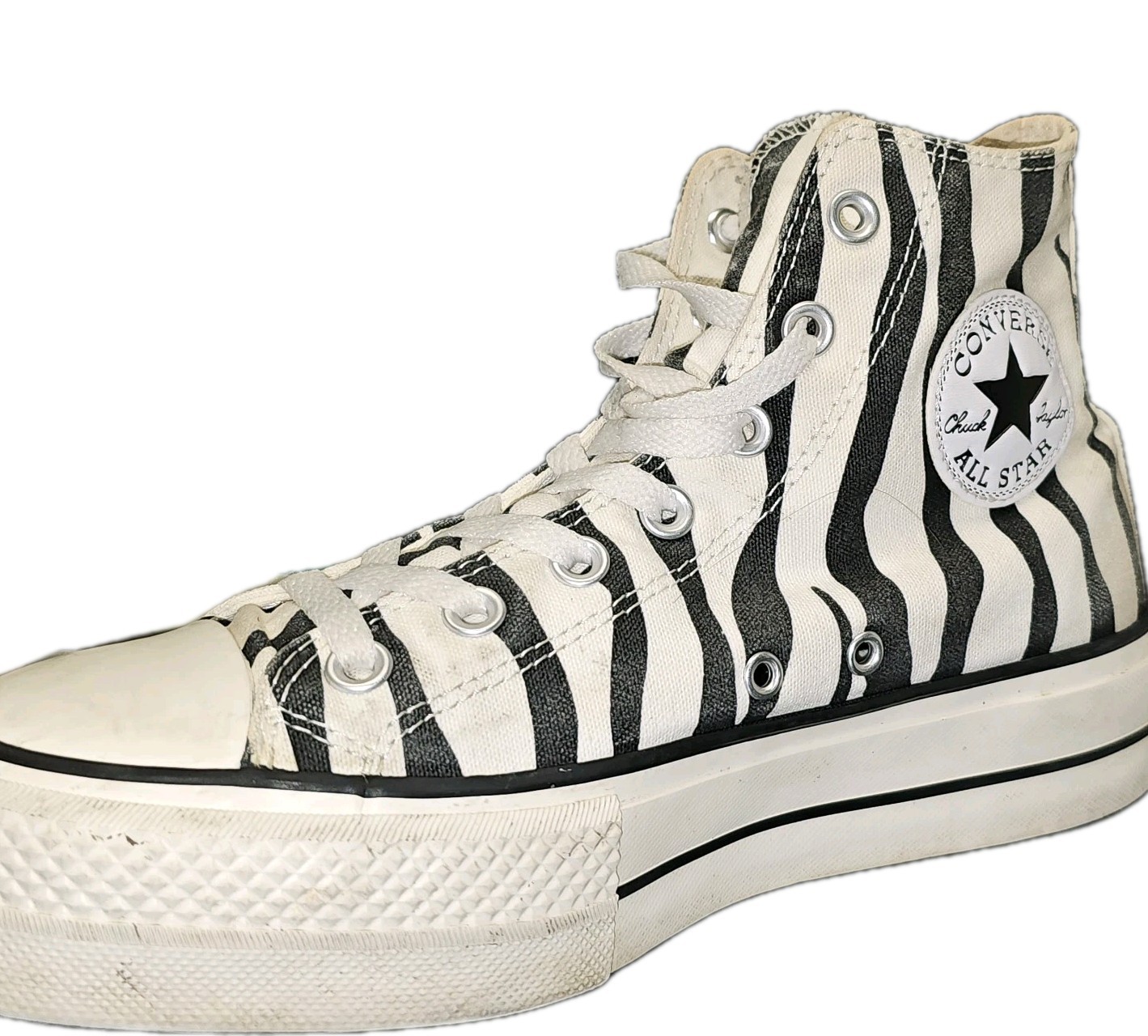 Converse Zebra Print Chuck Taylor All Stars Men 6 Women 8