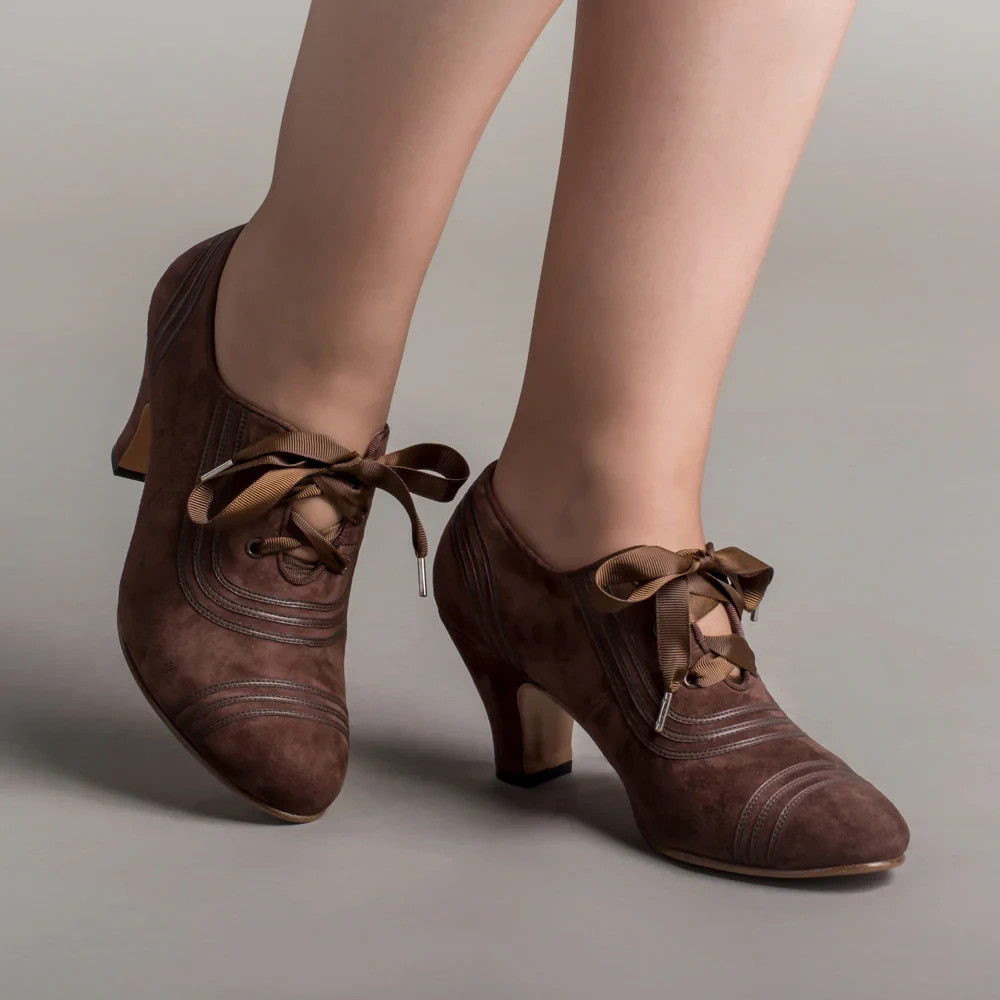 American Duchess Claremont brown suede, US size 7.5, EU 38, UK 5.5, new with box