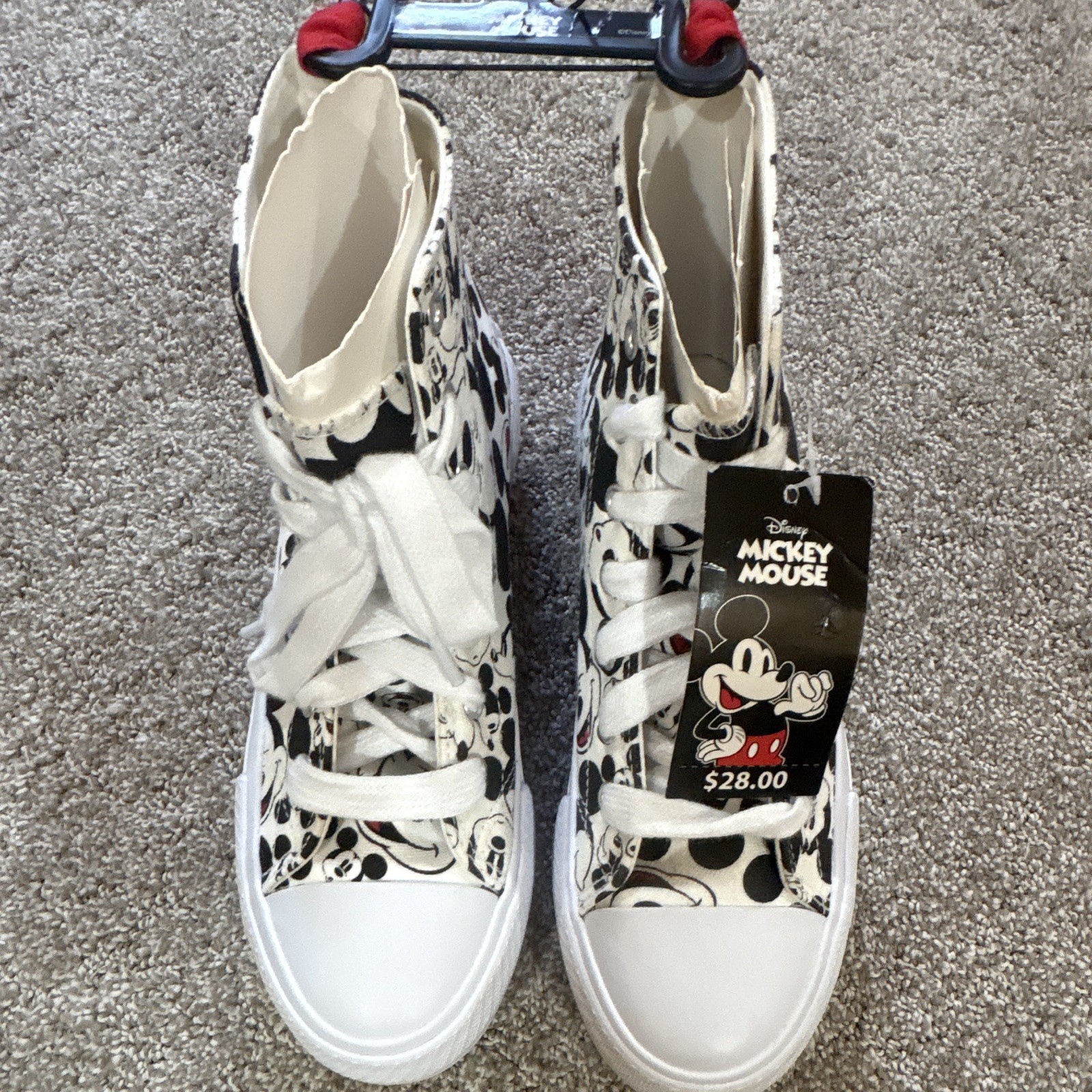 Disney Mickey Mouse Women’s Sneakers Size 7