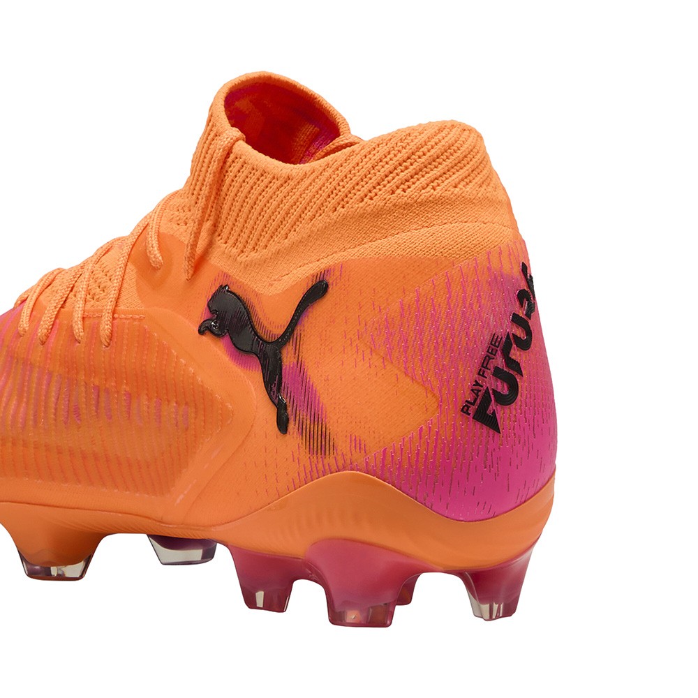 PUMA Future 8 Ultimate Firm Ground Soccer Cleats Womens Orange Sneakers Athletic